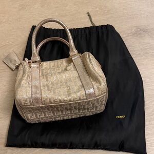 Fendi Shimmering Pink Satchel